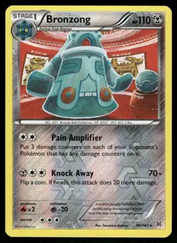 Pokemon Cards Bronzong 96/162 Reverse Holo BREAKthrough XY NM - Image 1