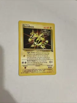 Pokemon TCG Electabuzz #2 Warner Bros Movie Black Star Promo Cards LP - Image 1