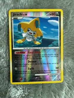 Jirachi 7/111 Platinum Rising Rivals RARE HOLO Pokemon Card Shiny - Image 1