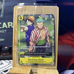 OP10-113 Roronoa Zoro Promo Learn Together Alt Art One Piece TCG English Card - Image 2