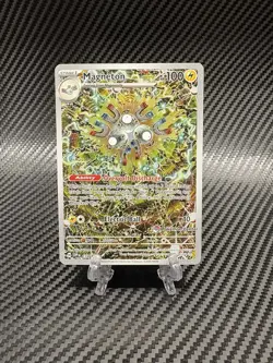 Magneton 159 Scarlet & Violet Surging Sparks Promo Card Pokemon Center Stamped - Image 1