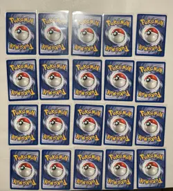 Oddish 58/64 Jungle- 20 Card Lot Near Mint Pokemon Vintage WOTC - Image 2