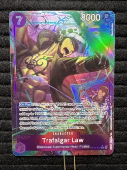 Trafalgar Law Alt Art OP12-073 One Piece Card Game English - Image 1