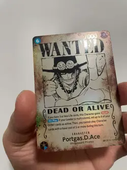 Portgas.D.Ace (119) (Wanted Poster) OP13-119 - Error Card - NM Pack Fresh - Image 3