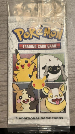 SEALED 25th Anniversary General Mills Pokemon Cereal 3-Card Booster Packs TCG - Image 1
