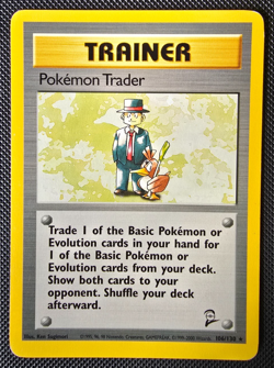 Pokemon WOTC Card - Pokemon Trader - Base Set 2 - Non-Holo Rare - 106/130 NM-LP - Image 1