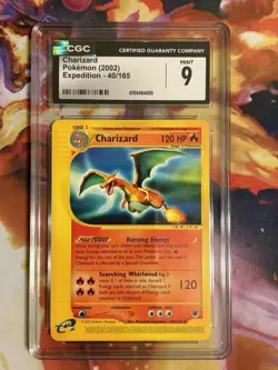 CGC 9 Charizard 40/165 Expedition 2002 Pokemon Card - Image 1