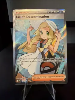 Pokemon TCG Mega Evolution Lillie’s Determination Full Art Trainer Card 169/132 - Image 1