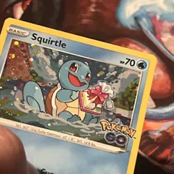 Squirtle SWSH233 Pokemon GO Holo, Black Star Promo Pokemon Card. - Image 5