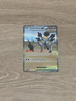 Pokemon Card - Sandy Shocks ex 250/182 - Paradox Rift - Full Art Holo NM / Mint - Image 1