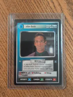 1998 Star Trek Deep Space 9 Julian Bashir CCG Card - Image 1