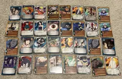 Naruto Collectible Card Game CCG Trading TCG 2002 Lot of 32 Incl. Holo Gold Text - Image 1