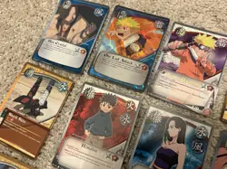 Naruto Collectible Card Game CCG Trading TCG 2002 Lot of 32 Incl. Holo Gold Text - Image 4