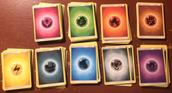 2017 Pokemon Sun & Moon Energy Cards, 165-Card Lot, Excellent Condition - Image 1