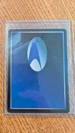 1994 Star Trek TNG CCG Geordi La Forge White Border Card - Image 2