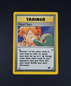 NM Misty's Tears Banned 118/132 Reg. Unlimited Gym Challenge Pokemon Card - Image 1