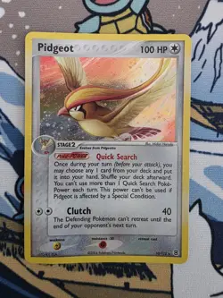 Pidgeot 10/112 FireRed & LeafGreen Holo 2004 English Pokemon TCG Played Card - Image 1