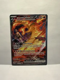 Pokemon TCG Team Rockets Moltres EX Destined Rivals Card 229/182 Stamped - Image 1