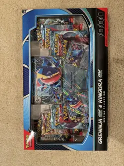 Pokemon Trading Card Game Greninja ex and Kingdra ex Special Collection Box - Image 1