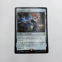 Conqueror's Flail MTG Rare Magic: The Gathering Commander: Final Fantasy 7 FFVII - Image 1