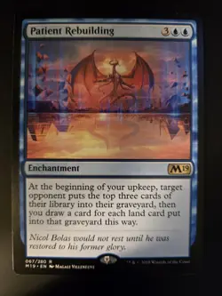 Patient Rebuilding NM Core Set M19 MTG FREE SHIPPING - Image 1