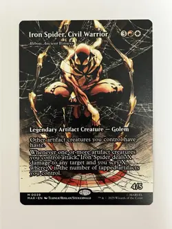 Iron Spider, Civil Warrior - #39 Regular - Borderless - Spider Man - Mtg - Image 1