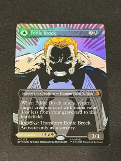 Eddie Brock (0233) (Borderless) Marvel's Spider-Man Foil - Image 1