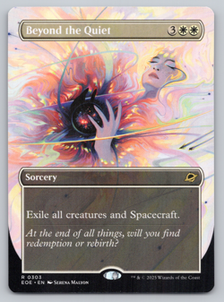 Beyond the Quiet Borderless - Edge of Eternities - MTG - Image 1
