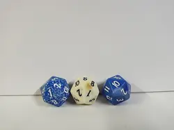 Magic The Gathering Beatdown- Black Lotus D20 Game Dice Die Spindown (Lot Of 3) - Image 2