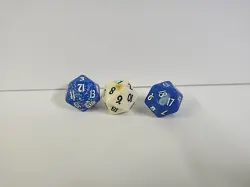 Magic The Gathering Beatdown- Black Lotus D20 Game Dice Die Spindown (Lot Of 3) - Image 3