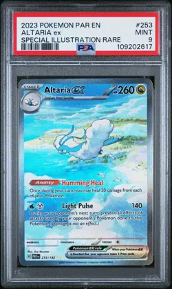 Pokemon Par En-Paradox Rift Altaria Ex Special Illustration Rare #253 PSA 9 - Image 1