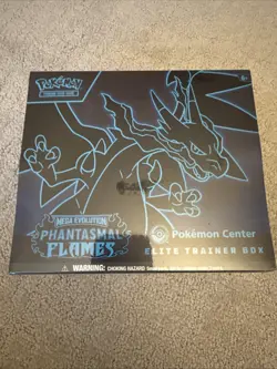 Pokemon TCG: Mega Evolution Phantasmal Flames Pokemon Center ETB - NEW, SEALED - Image 2