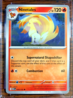 Ninetales Reg. Uncommon #020 - CGC EX/NM+ 6.5 - MEG Mega Evolution - Pokemon TCG - Image 2