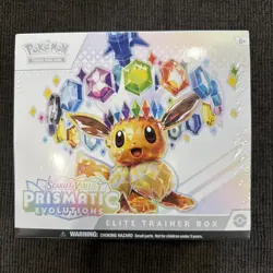 🔥 Pokemon Prismatic Evolutions ETB - 9 Booster Packs - SEALED & NEW 🔥 - Image 1