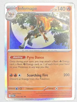 Infernape - 033/167 - SV06: Twilight Masquerade - POKEMON HOLO - Image 1