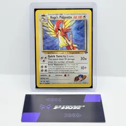 CARTA POKEMON KOGA‘S PIDGEOTTO 27/132 - ENG - GYM CHALLENGE - NEAR MINT - Image 1
