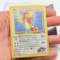 CARTA POKEMON KOGA‘S PIDGEOTTO 27/132 - ENG - GYM CHALLENGE - NEAR MINT - Image 2
