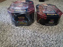 Lot Of 2 Pokemon S&V Paldean Fates Tins - Shiny Charizard ex - New Sealed - Image 5