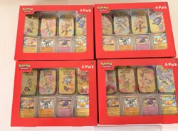Pokemon TCG Scarlet & Violet 151 Mini Tin 4-Pack Lot Of 4 Sam’s Club Sealed Both - Image 1