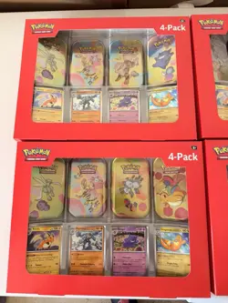 Pokemon TCG Scarlet & Violet 151 Mini Tin 4-Pack Lot Of 4 Sam’s Club Sealed Both - Image 3