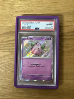 Pokemon Cleffa Paldean Fates Shiny Rare #1502024 Baby Pokemon PSA 10 Gem Mint - Image 1