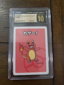 Pokemon TCG Charmander Old Maid CGC Pristine 10 JPN Edition Japanese 2019 - Image 1