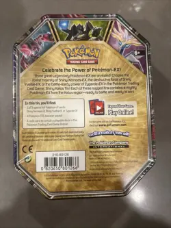 Factory -Sealed Pokemon TCG: Shiny Kalos Tin Featuring Yveltal-EX 4 x boosters - Image 3