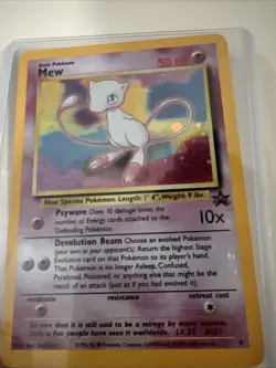 Mew Black Star Promo 2000 Holo Pokemon League - Image 1