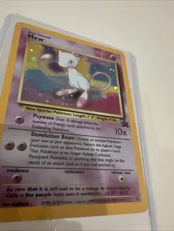 Mew Black Star Promo 2000 Holo Pokemon League - Image 3