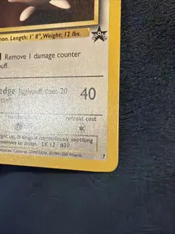 Pokemon TCG Jigglypuff Wizards Black Star Promos 7 Regular Promo Promo - Image 4