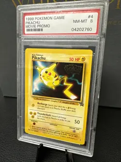 1999 Pokemon Game Pikachu Movie Promo PSA 8 - Image 3