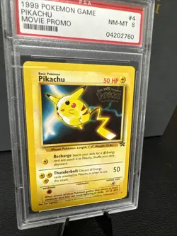 1999 Pokemon Game Pikachu Movie Promo PSA 8 - Image 4