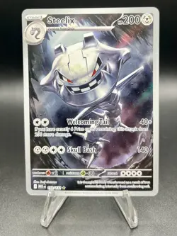 Pokemon TCG Steelix 150/132 Full Art Illustration Rare Holo Mega Evolution EN - Image 1