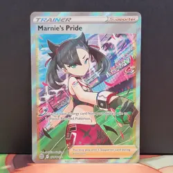 Marnie's Pride 171/172 Brilliant Stars Ultra Rare Full Art Supporter Pokemon - Image 1